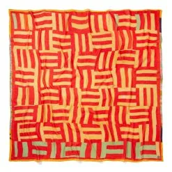 The Metropolitan Museum Of Art Gee's Bend Kennedy Basket-Weave Oversize Square Scarf