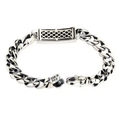 Bikerringshop Sterling Silver Gemstones ID Mens Bracelet 10 Bikerringshop Sterling Silver Gemstones ID Mens Bracelet -Outlet Rings Store gemstone mens id bracelet 4