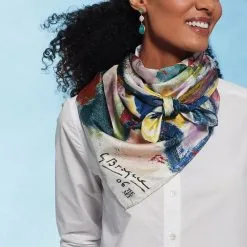 The Metropolitan Museum Of Art Georges Braque Boats On The Beach At L'Estaque Square Silk Scarf -Outlet Rings Store georges braque boats on the beach at l estaque square silk scarf 5