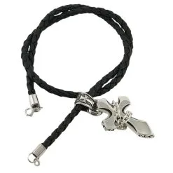 Bikerringshop Gothic Cross Sterling Silver Mens Pendant -Outlet Rings Store gothic cross silver pendant 5