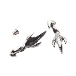 Bikerringshop Sterling Silver Gothic Dragon Claw Earrings -Outlet Rings Store gothic dragon claw earrings 4