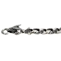 Bikerringshop 925 Sterling Silver Dragon Griffin Bracelet 16 Bikerringshop 925 Sterling Silver Dragon Griffin Bracelet -Outlet Rings Store griffin bracelet 2