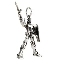 Bikerringshop Sterling Silver Gundam Pendant Necklace 19 Bikerringshop Sterling Silver Gundam Pendant Necklace -Outlet Rings Store gundam pendant 4