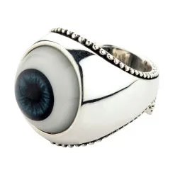 Bikerringshop Handmade Evil Eye Ladies Ring 11 Bikerringshop Handmade Evil Eye Ladies Ring -Outlet Rings Store handmade evil eye ring 2