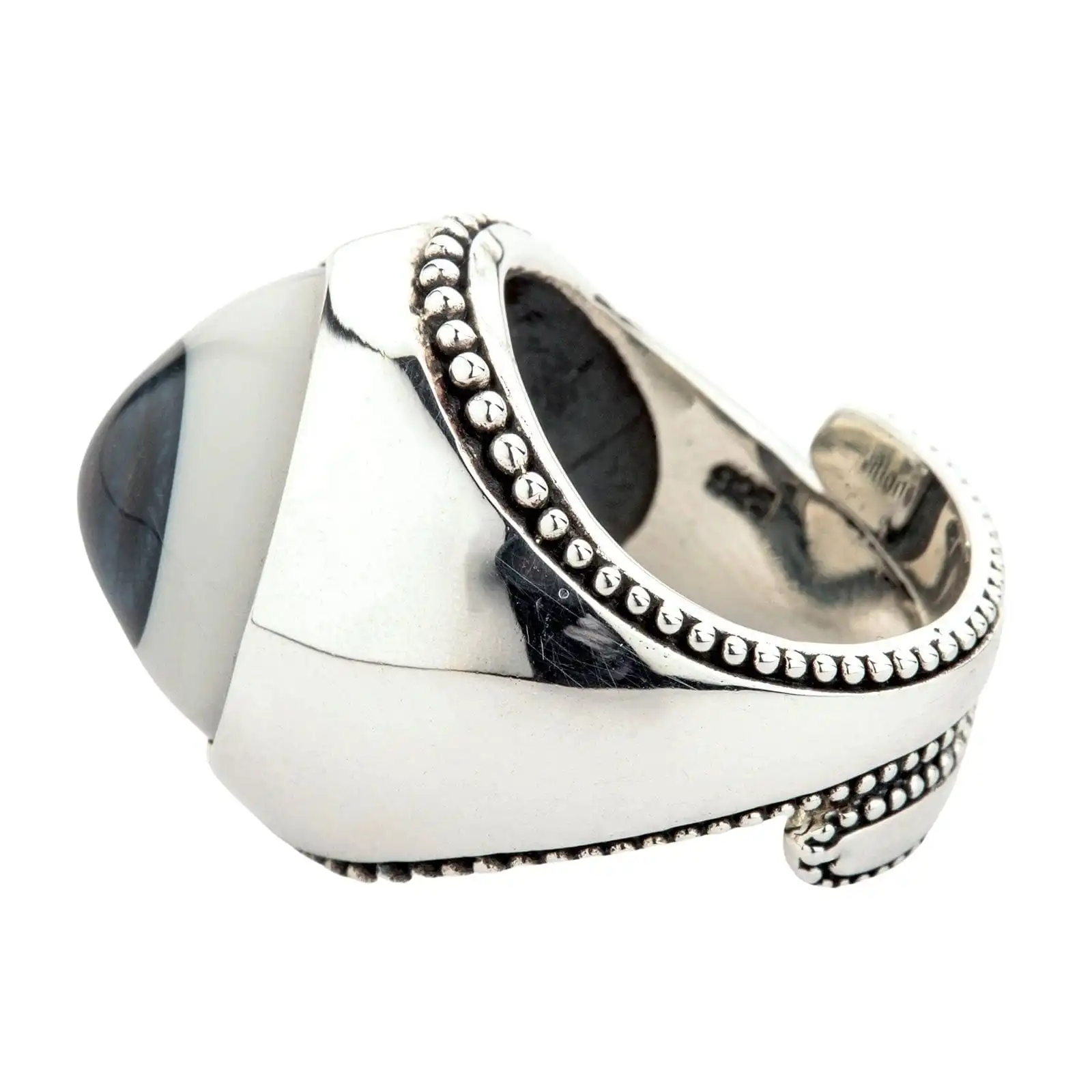 Bikerringshop Handmade Evil Eye Ladies Ring 5 Bikerringshop Handmade Evil Eye Ladies Ring - Image 3