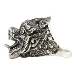 Bikerringshop Sterling Silver Hanuman Tattoo Monkey Head Ring -Outlet Rings Store hanuman tattoo ring 5