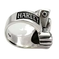 Bikerringshop Sterling Silver Biker Harley Engine Ring Jewelry -Outlet Rings Store harley ring jewelry 5