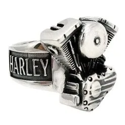 Bikerringshop Sterling Silver Biker Harley Engine Ring Jewelry -Outlet Rings Store harley ring jewelry 6