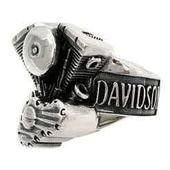 Bikerringshop Sterling Silver Biker Harley Engine Ring Jewelry -Outlet Rings Store harley ring jewelry 7