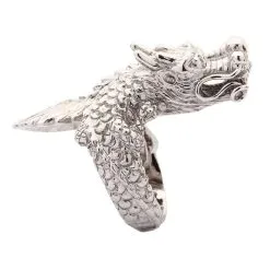 Bikerringshop Handmade Silver Dragon Ring 15 Bikerringshop Handmade Silver Dragon Ring -Outlet Rings Store huge silver dragon ring 6