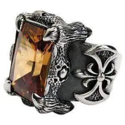 Bikerringshop Imperial Sterling Silver Gothic Ring