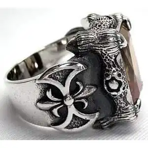 Bikerringshop Imperial Sterling Silver Gothic Ring 6 Bikerringshop Imperial Sterling Silver Gothic Ring - Image 4