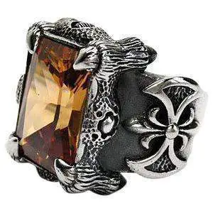 Bikerringshop Imperial Sterling Silver Gothic Ring 3 Bikerringshop Imperial Sterling Silver Gothic Ring