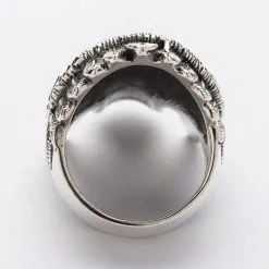 Bikerringshop Sterling Silver Skull Indian Chief Biker Ring -Outlet Rings Store indian rings 7