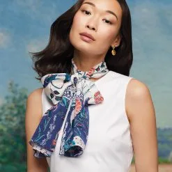 Outlet Rings Store -Outlet Rings Store iznik garden silk scarf 1