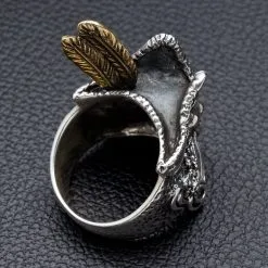 Bikerringshop Sterling Silver Red Eye Skull Pirate Ring -Outlet Rings Store jack sparrow skull ring 6