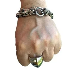 Bikerringshop Japanese Dragon Sterling Silver Bracelet 13 Bikerringshop Japanese Dragon Sterling Silver Bracelet -Outlet Rings Store japanese dragon silver bracelet 6