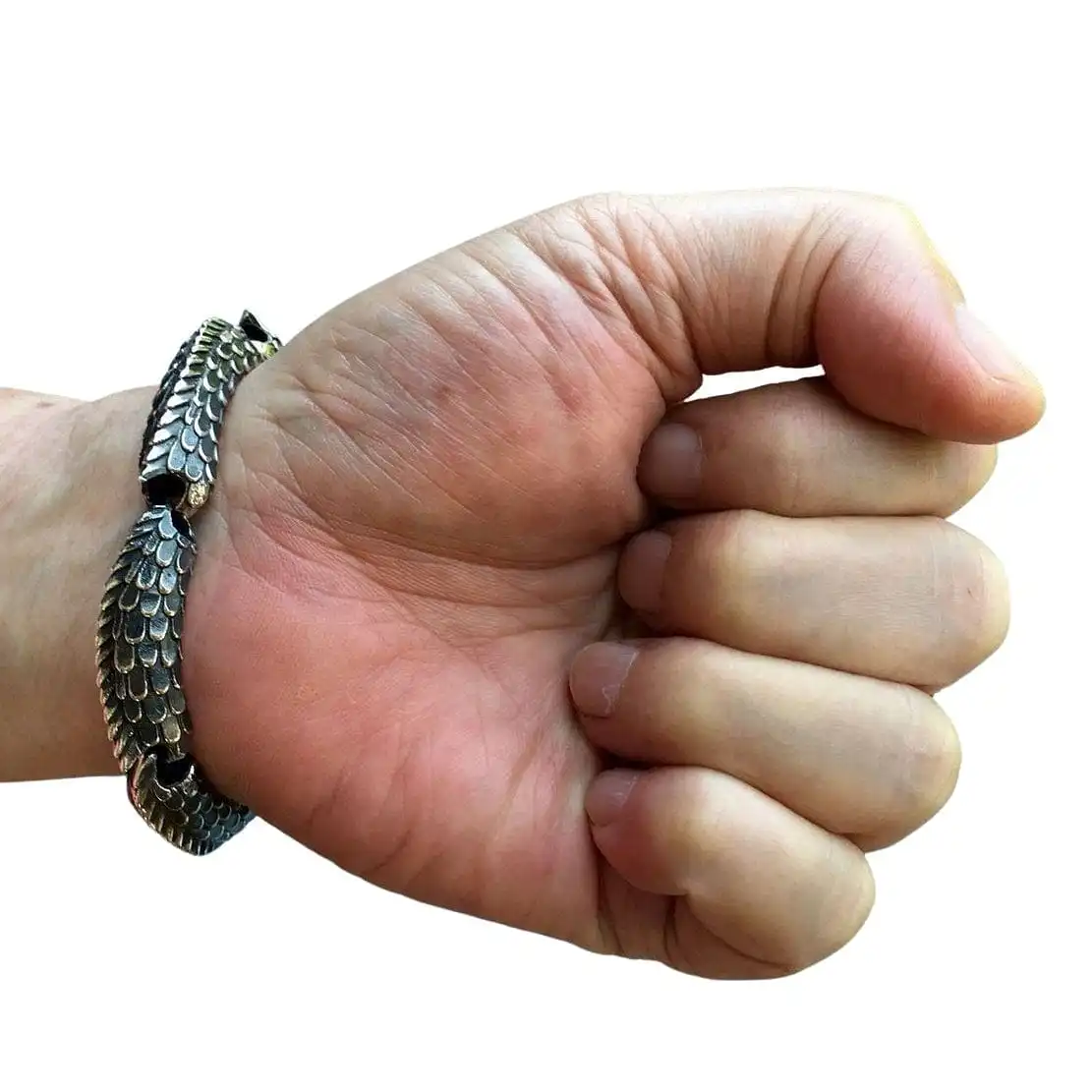 Bikerringshop Japanese Dragon Sterling Silver Bracelet 9 Bikerringshop Japanese Dragon Sterling Silver Bracelet - Image 7