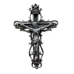 Bikerringshop Jesus Cross Gothic Pendant