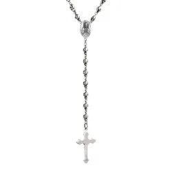 Bikerringshop Sterling Silver Skull Jesus Chain Necklace -Outlet Rings Store jesus skull chain necklace 4