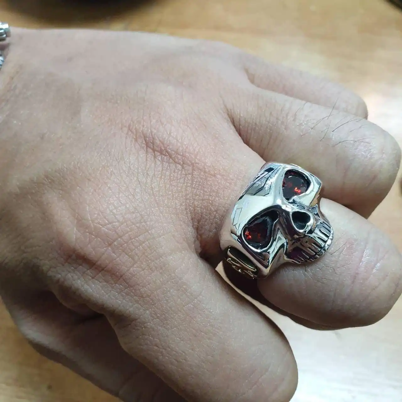 Bikerringshop Sterling Silver Johnny Depp Skull Rings 3 Bikerringshop Sterling Silver Johnny Depp Skull Rings