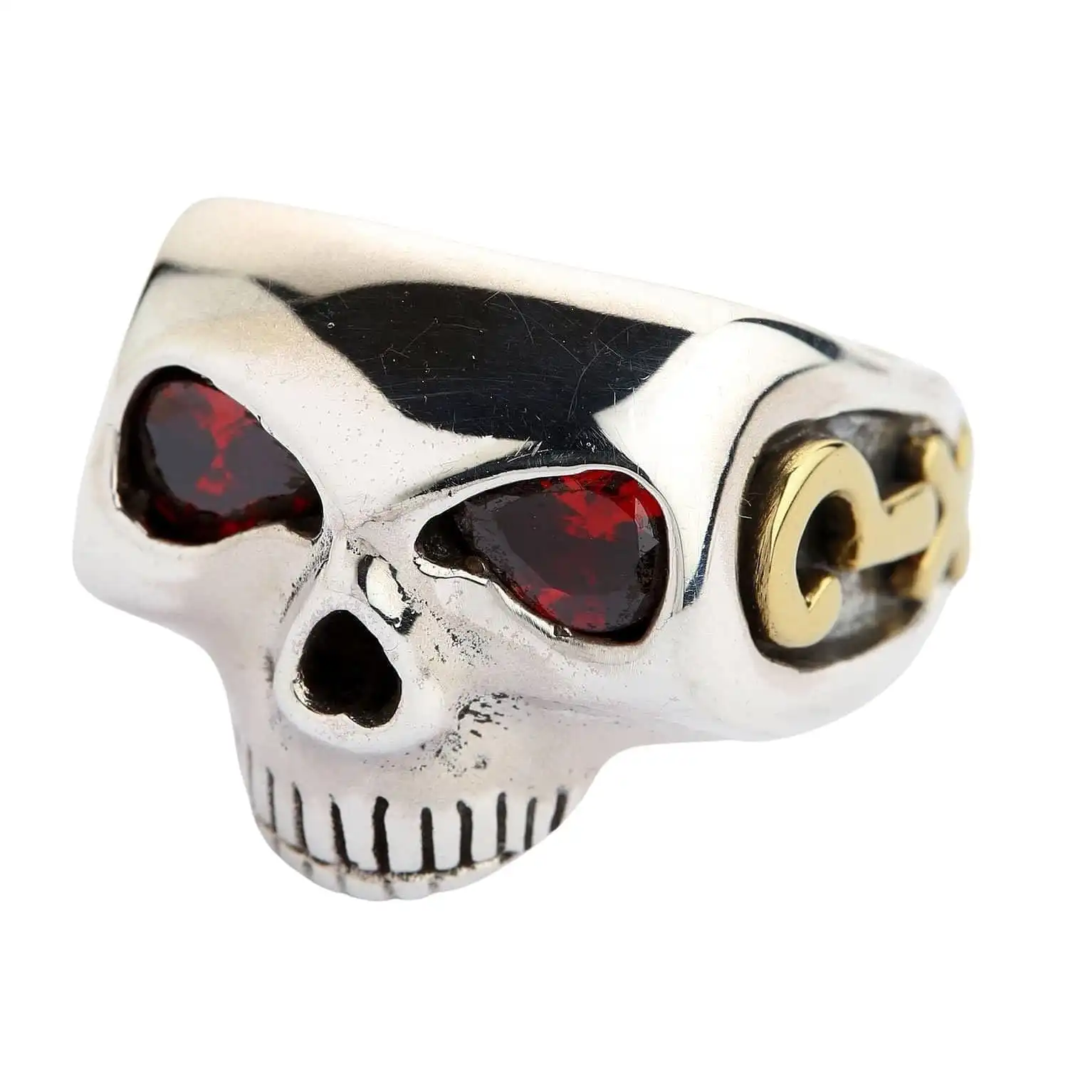 Bikerringshop Sterling Silver Johnny Depp Skull Rings 6 Bikerringshop Sterling Silver Johnny Depp Skull Rings - Image 4