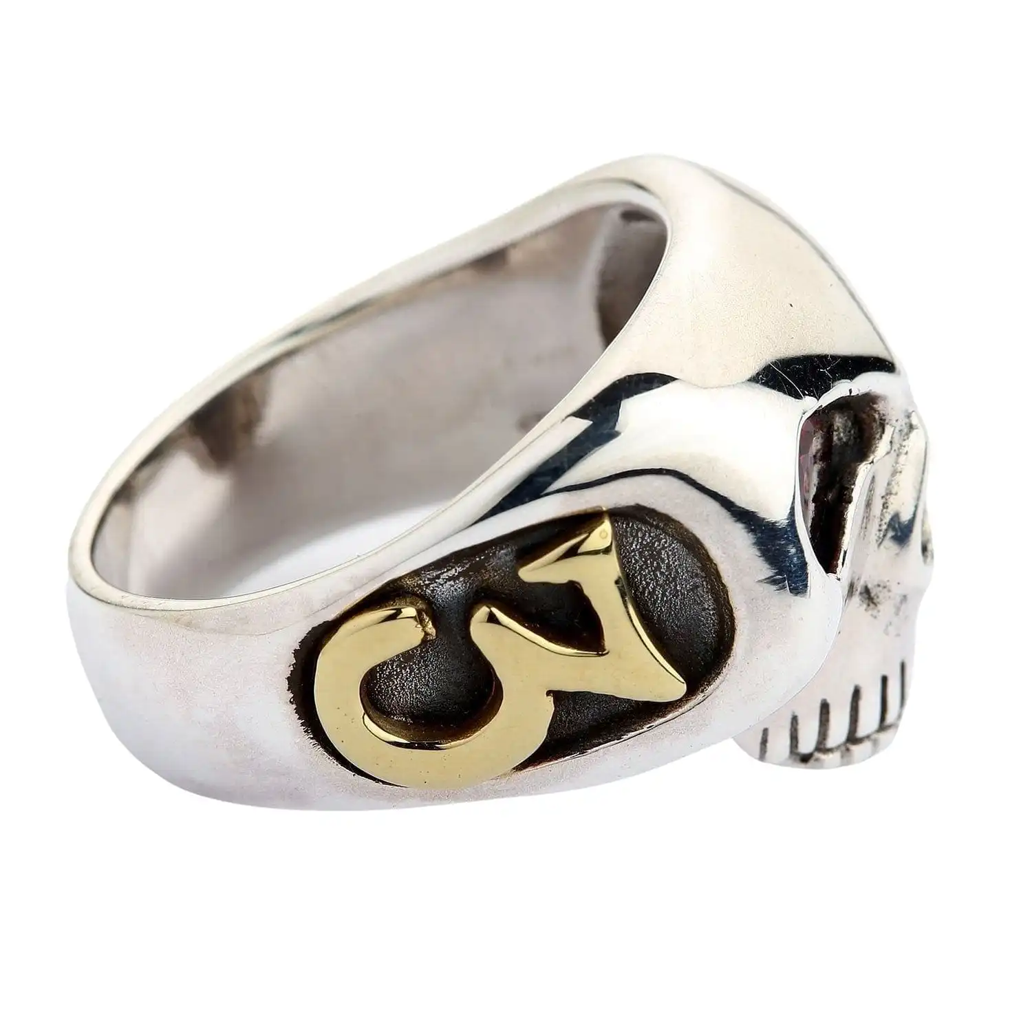 Bikerringshop Sterling Silver Johnny Depp Skull Rings 12 Bikerringshop Sterling Silver Johnny Depp Skull Rings - Image 10