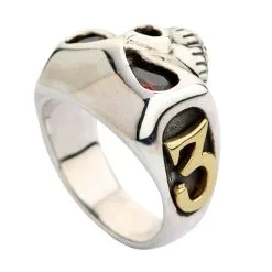 Bikerringshop Sterling Silver Johnny Depp Skull Rings 28 Bikerringshop Sterling Silver Johnny Depp Skull Rings -Outlet Rings Store johnny depp skull ring 9