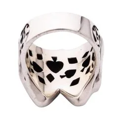 Bikerringshop Sterling Silver Skull Joker Clown Biker Ring 19 Bikerringshop Sterling Silver Skull Joker Clown Biker Ring -Outlet Rings Store joker clown biker ring 8