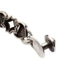 Bikerringshop Knight Rider Sterling Silver Mens Bracelet -Outlet Rings Store knight rider sterling silver mens bracelet 7