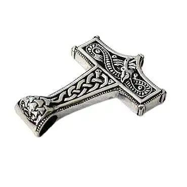 Bikerringshop Sterling Silver Knot Thors Hammer Pendant 9 Bikerringshop Sterling Silver Knot Thors Hammer Pendant - Image 7