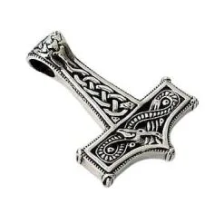 Bikerringshop Sterling Silver Knot Thors Hammer Pendant 13 Bikerringshop Sterling Silver Knot Thors Hammer Pendant -Outlet Rings Store knot thors hammer pendant 7