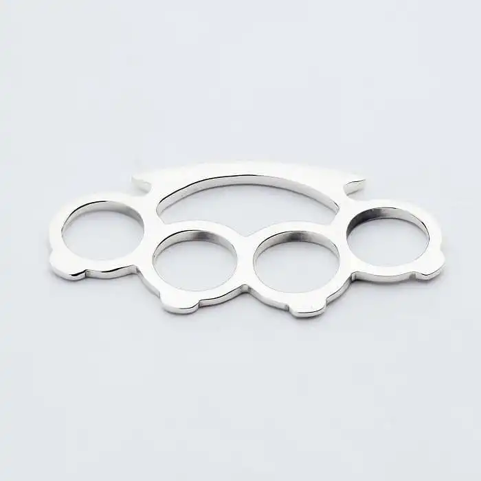 Bikerringshop Sterling Silver Knuckle Duster Pendant 4 Bikerringshop Sterling Silver Knuckle Duster Pendant - Image 2