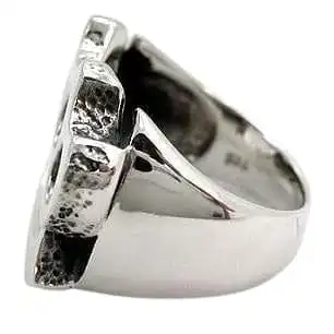 Bikerringshop Sterling Silver Knuckle Duster Mens Ring 7 Bikerringshop Sterling Silver Knuckle Duster Mens Ring - Image 5