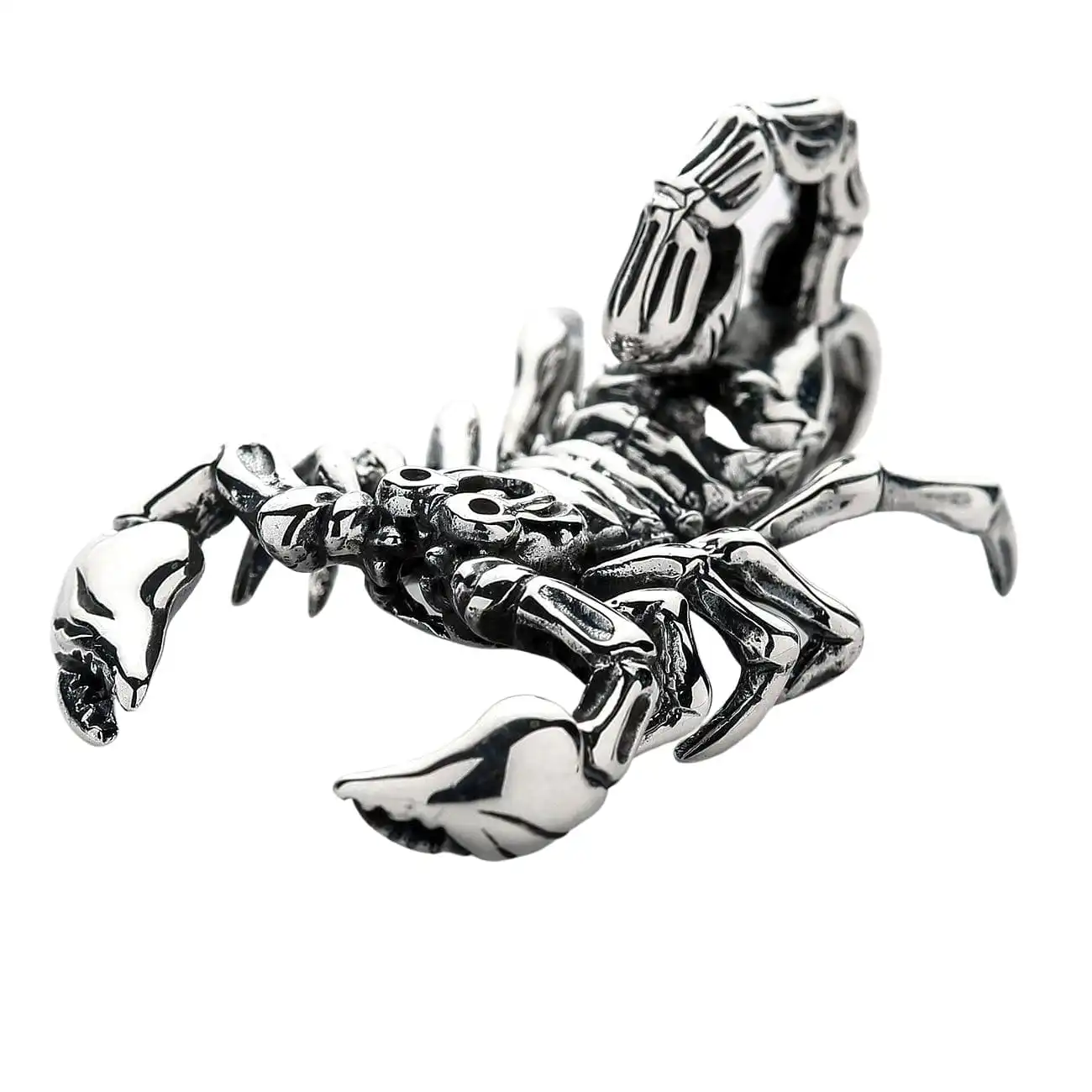 Bikerringshop 925 Sterling Silver Large Scorpion Pendant 4 Bikerringshop 925 Sterling Silver Large Scorpion Pendant - Image 2