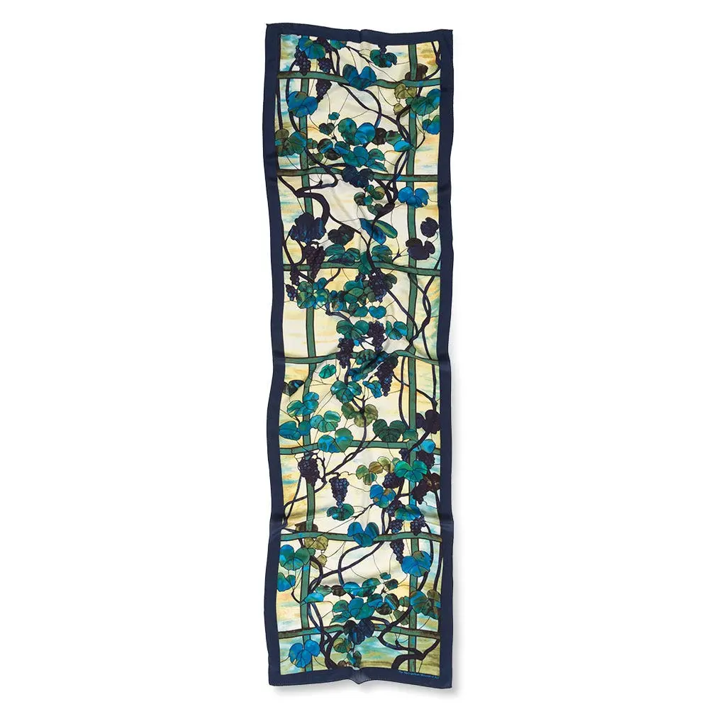 The Metropolitan Museum Of Art Louis C. Tiffany Grapevine Oblong Silk Scarf 7 The Metropolitan Museum Of Art Louis C. Tiffany Grapevine Oblong Silk Scarf - Image 5