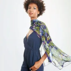 The Metropolitan Museum Of Art Louis C. Tiffany Irises Oblong Silk Scarf -Outlet Rings Store louis c tiffany irises oblong silk scarf 4