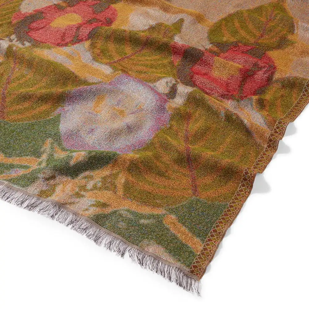 The Metropolitan Museum Of Art Louis C. Tiffany Morning Glories Wool-Blend Shawl 6 The Metropolitan Museum Of Art Louis C. Tiffany Morning Glories Wool-Blend Shawl - Image 4