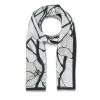 The Metropolitan Museum Of Art Louis C. Tiffany White Magnolia Oblong Silk Scarf -Outlet Rings Store louis c tiffany white magnolia oblong silk scarf