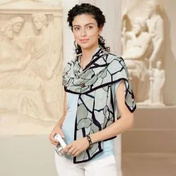 The Metropolitan Museum Of Art Louis C. Tiffany White Magnolia Oblong Silk Scarf 9 The Metropolitan Museum Of Art Louis C. Tiffany White Magnolia Oblong Silk Scarf -Outlet Rings Store louis c tiffany white magnolia oblong silk scarf 2