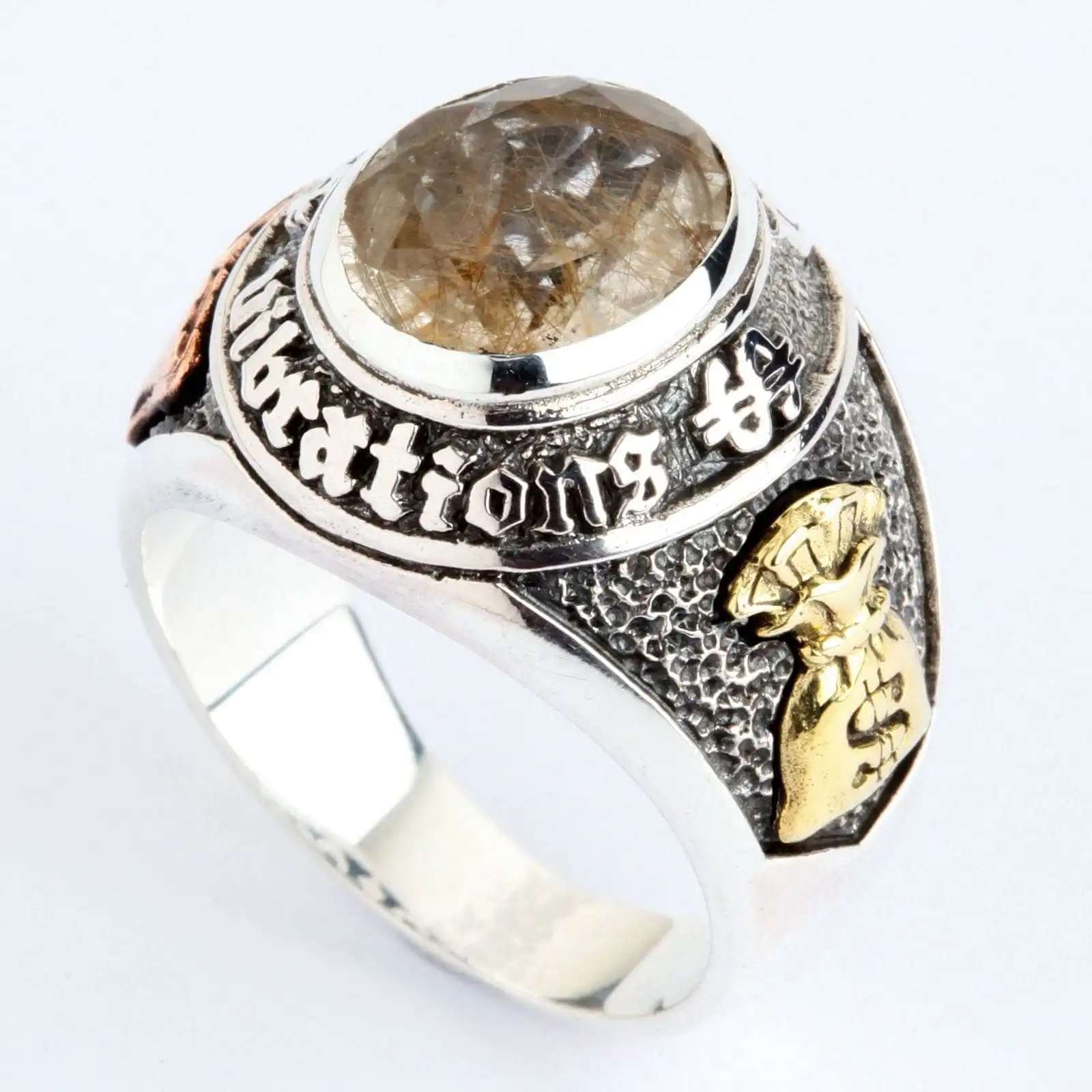 Bikerringshop Sterling Silver Gamble Slot Machine Lucky Number 777 Biker Ring 10 Bikerringshop Sterling Silver Gamble Slot Machine Lucky Number 777 Biker Ring - Image 8