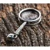 Bikerringshop Magnifying Glass Silver Pendant -Outlet Rings Store magnifying glass silver pendant