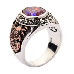 Bikerringshop Sterling Silver Japanese Fortune Maneki-Neko Cat Ring -Outlet Rings Store maneki neko cat ring 13