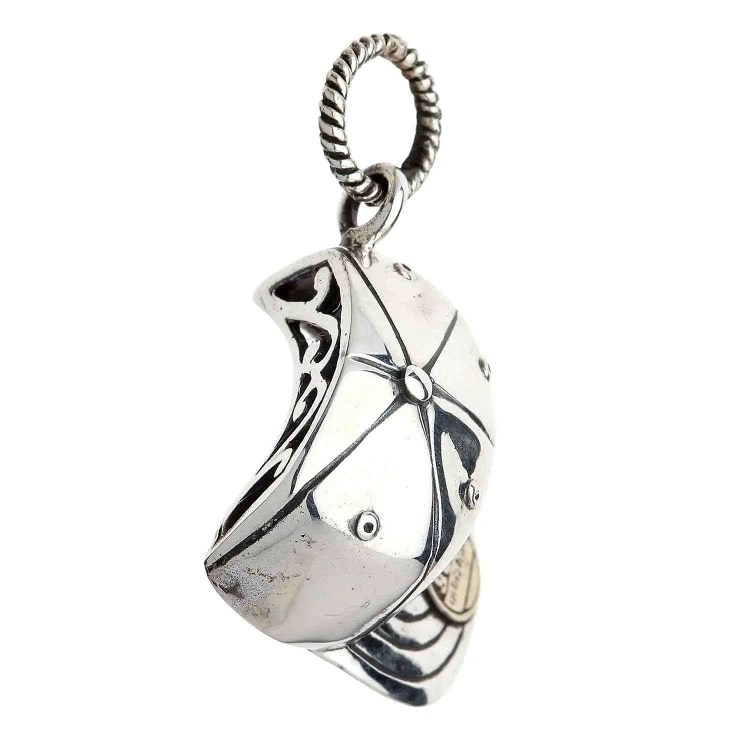 Bikerringshop Sterling Silver Marijuana Leaf Cap Pendant 8 Bikerringshop Sterling Silver Marijuana Leaf Cap Pendant - Image 6