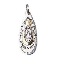 Bikerringshop Sterling Silver Mary Angel Pendant 11 Bikerringshop Sterling Silver Mary Angel Pendant -Outlet Rings Store mary angel pendant 7