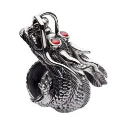 Bikerringshop Massive Red Eye Dragon Sterling Silver Ring 22 Bikerringshop Massive Red Eye Dragon Sterling Silver Ring -Outlet Rings Store massive red eye dragon ring 9