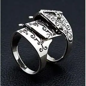 Bikerringshop Black Cross 925 Sterling Silver Medieval Armor Rocker Ring 12 Bikerringshop Black Cross 925 Sterling Silver Medieval Armor Rocker Ring - Image 10