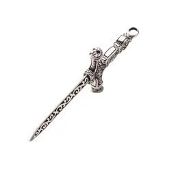 Bikerringshop Sterling Silver Warrior Sword Pendant -Outlet Rings Store medieval sword pendant 5