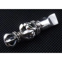 Bikerringshop Sterling Silver Medieval Whistle Pendant -Outlet Rings Store medieval whistle pendant 6