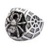 Bikerringshop Sterling Silver Medium Black Spider Ring -Outlet Rings Store medium black spider ring
